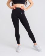 legginsy sportowe czarne