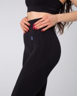 legginsy sportowe czarne