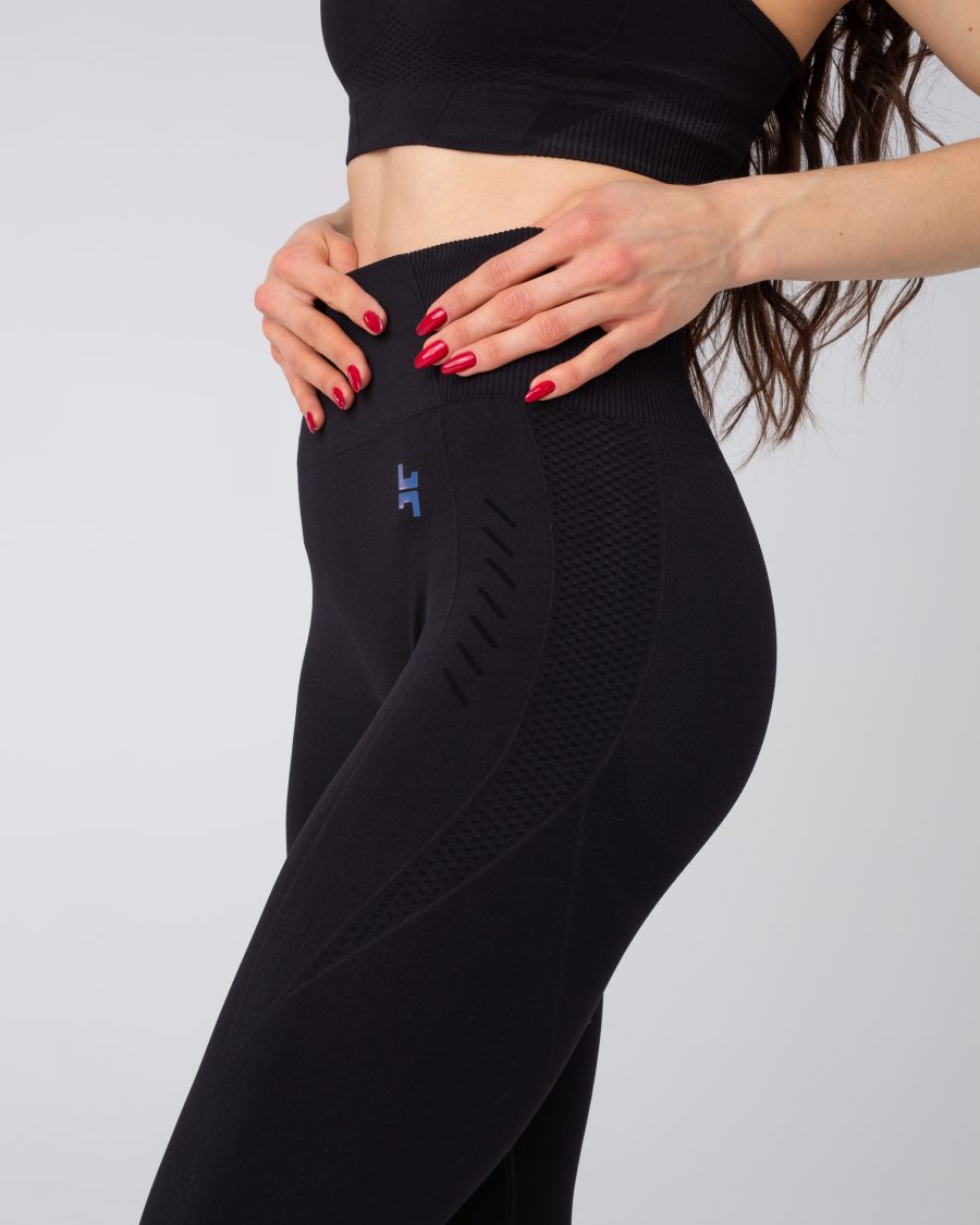 legginsy sportowe czarne