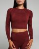 Rashguard Seamless Cherry Brown
