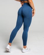 Legginsy sportowe niebieskie
