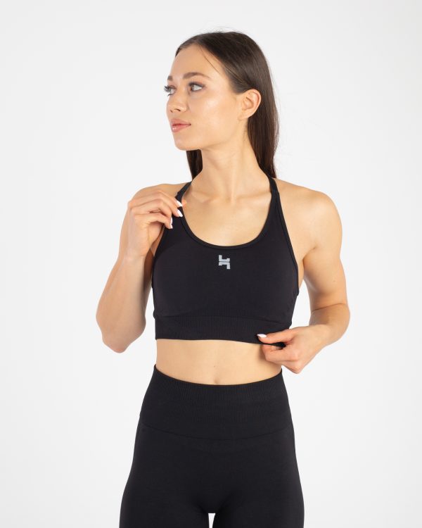 Stanik sportowy czarny