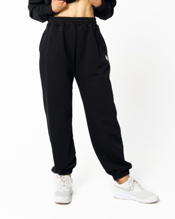 spodnie dresowe damskie w kolorze czarnym