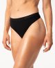 Majtki bezszwowe stringi – czarne
