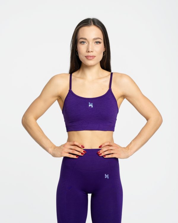 Stanik sportowy fioletowy