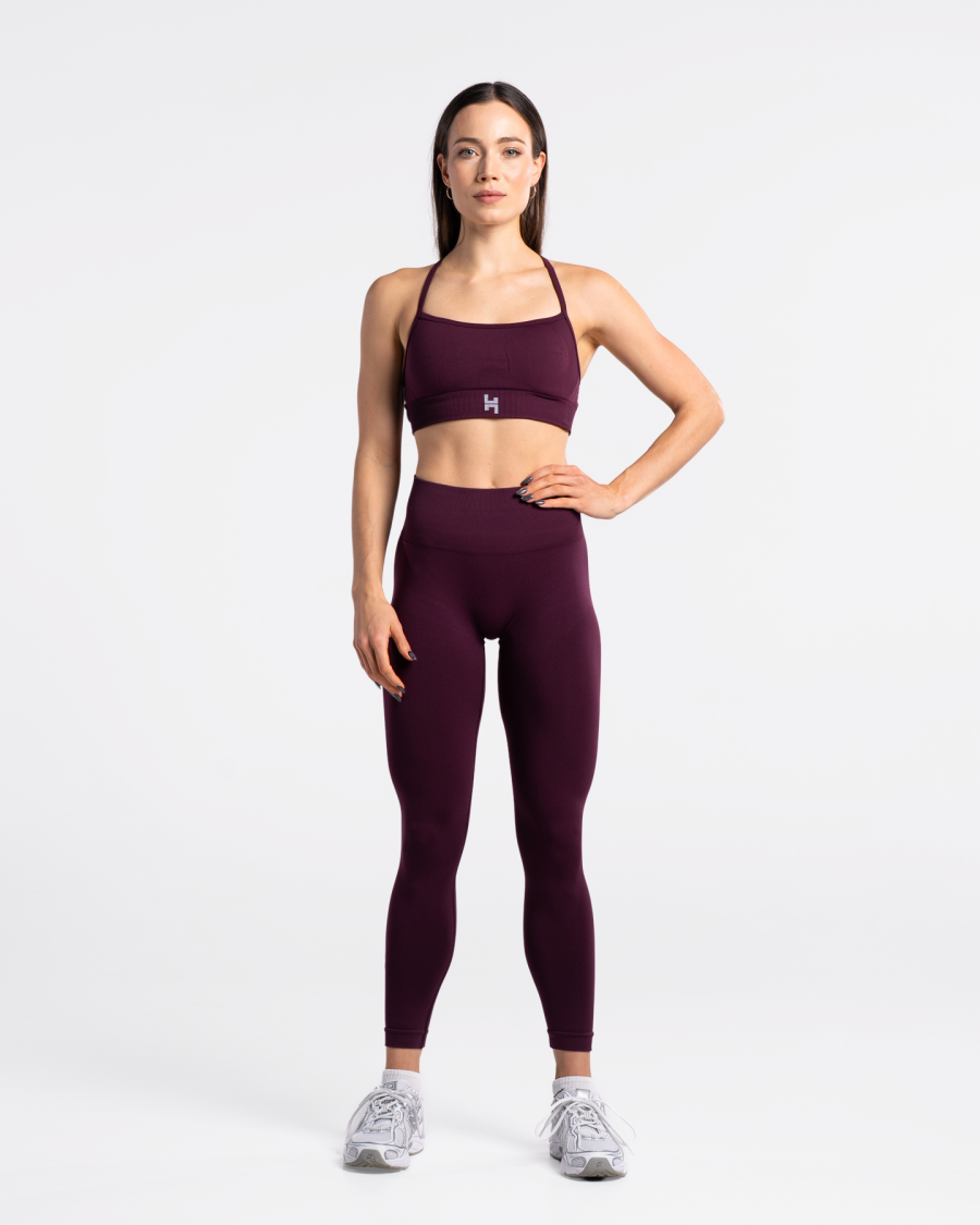 legginsy sportowe w kolorze fioletowym lub śliwkowym. legginsy sportowe fioletowe, śliwkowe.